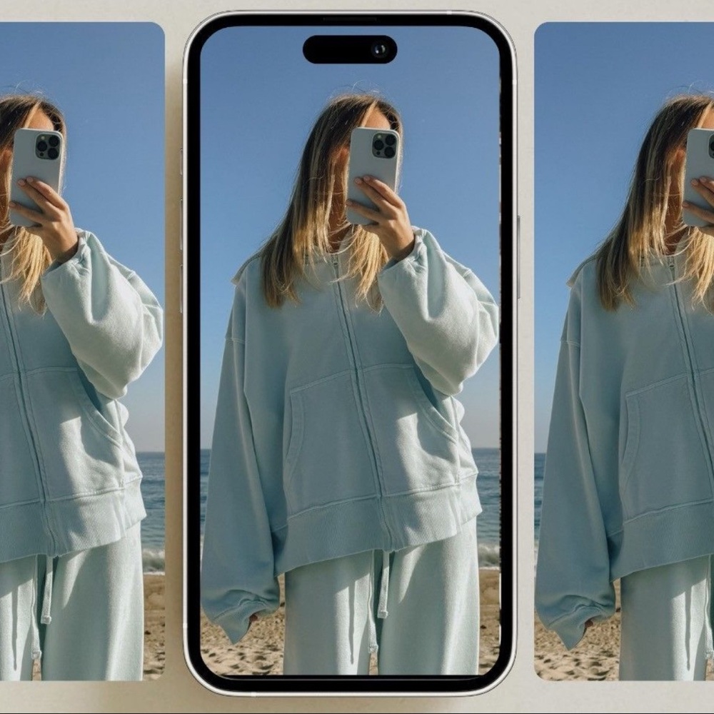 Daily drills full zip hoodie — lake day